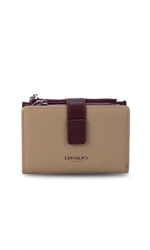 BILLETERA SIMONA TOPO C/BORDEAUX