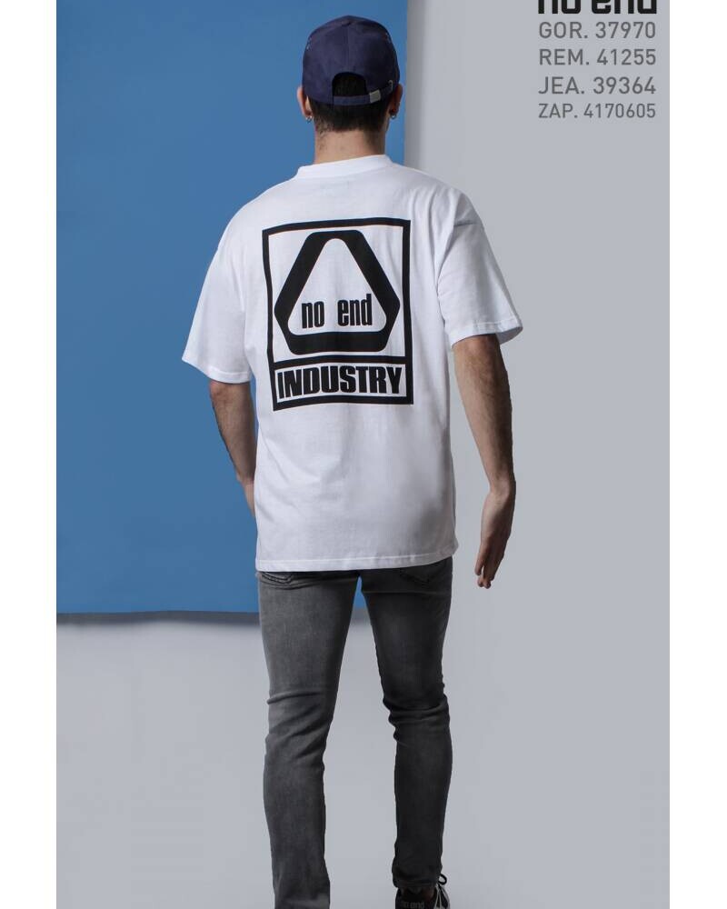 Remera Oversize Industry BLANCO