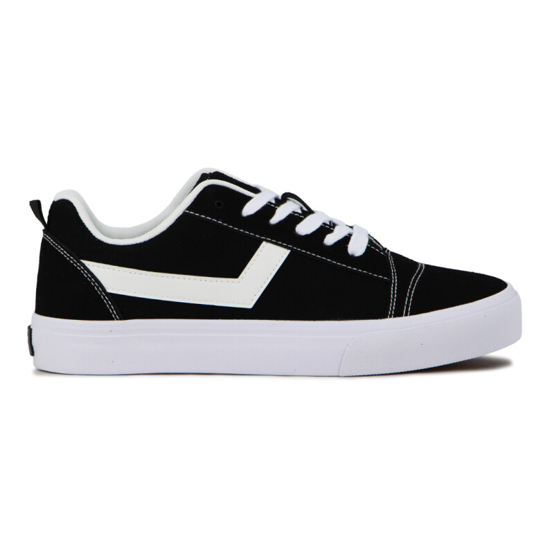 Pony Champion Casual Lona-gamuza Unisex - Negro Negro