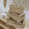 Cesto fibras naturales S