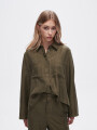 Camisa Reanua Verde Oliva Oscuro
