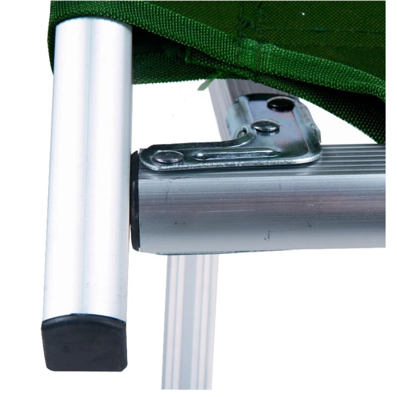 Catre Cama Plegable Metálico Para Camping Con Bolso Verde