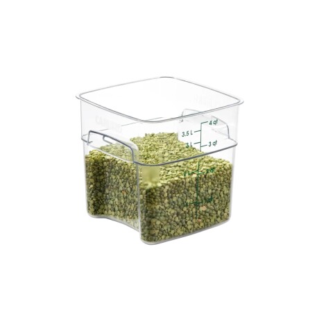 Recipiente Cuadrado de Policarbonato 3.8 Litros FreshPro Recipiente Cuadrado de Policarbonato 3.8 Litros FreshPro
