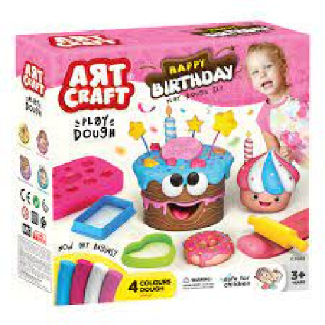 Set De Masa Art Craft Torta De Cumpleaños Set De Masa Art Craft Torta De Cumpleaños