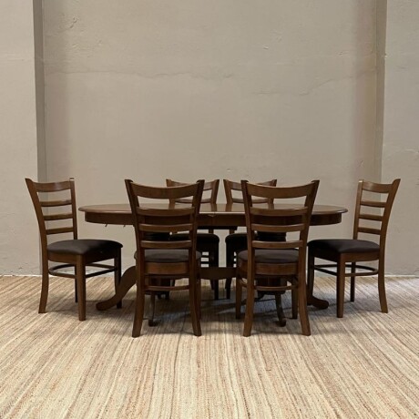 Juego de comedor Extensible Brighton + 8 sillas Juego de comedor Extensible Brighton + 8 sillas