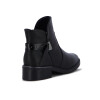 Comfortflex Bota Caña Baja C/ Aplique Y Tira Negro