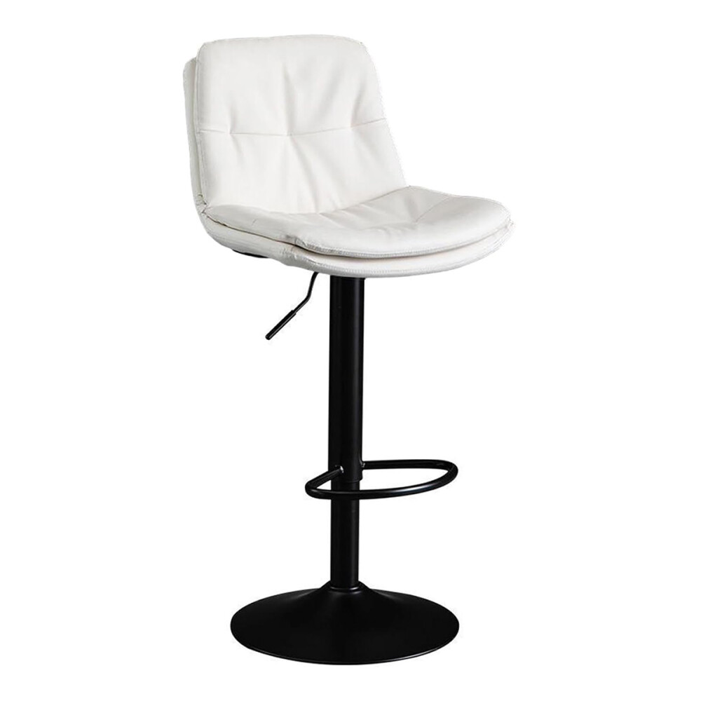 Butaca eco cuero con respaldo alto Pillow Blanco