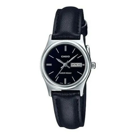 RELOJ CASIO CLÁSICO CUERO NEGRO 0