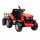 Tractor con Remolque Lumax a Batería con Luces, Sonido, MP3 y USB Rojo