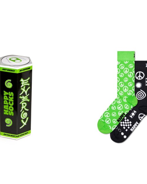 Happy Socks Pack 2 Par De Medias Regalo - Energy Drink Happy Socks Pack 2 Par De Medias Regalo - Energy Drink