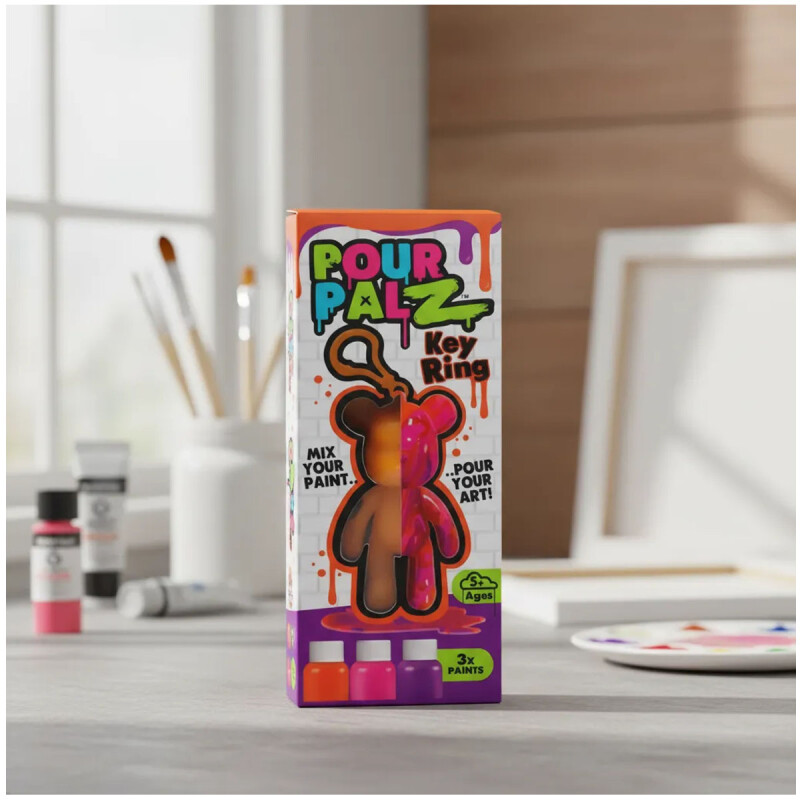 Pour Palz Oso Llavero Naranja
