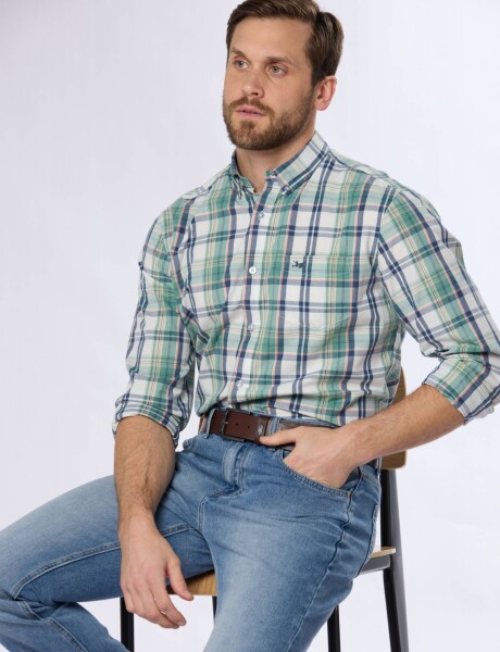 PANTALÓN DE JEAN CLÁSICO Azul claro