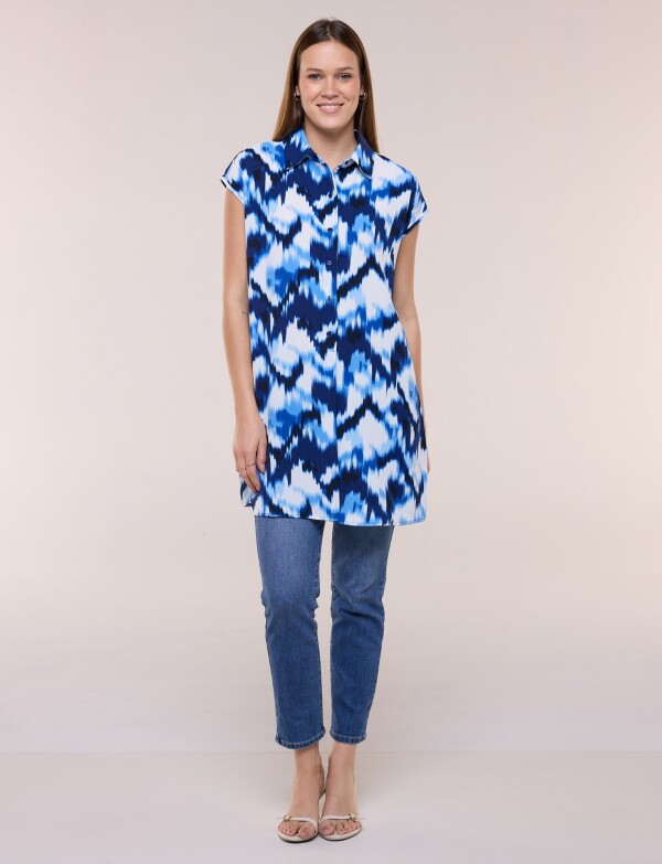 Tunica 2 Ways Printe AZUL/MULTI