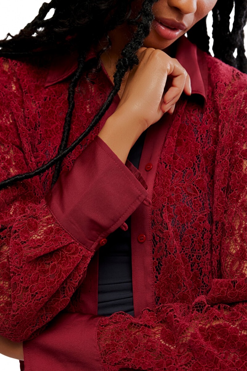 Camisa Faith Bordo