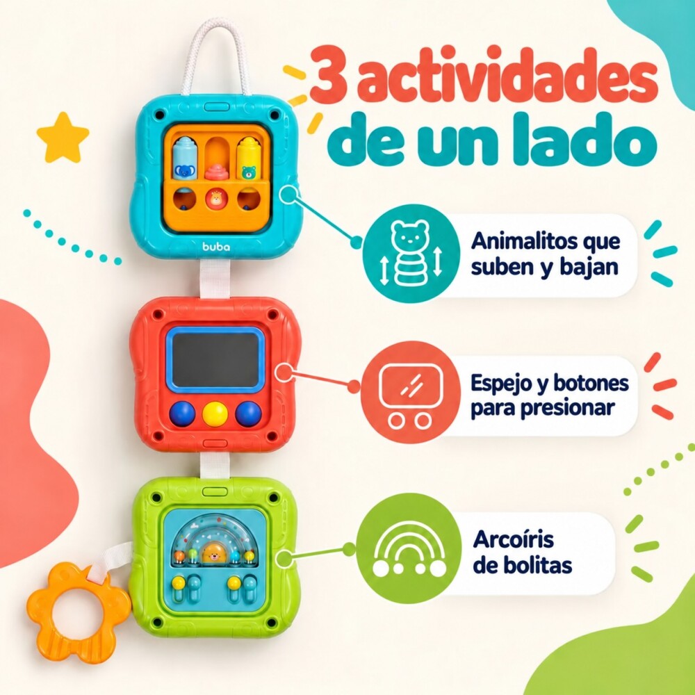 Juego de viaje Montessori 6 en 1 BUBA Juego de viaje Montessori 6 en 1 BUBA