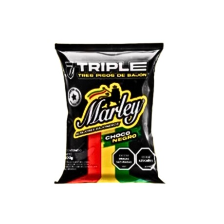 Caja X10 Alfajores Marley Triple Chocolate Negro 001