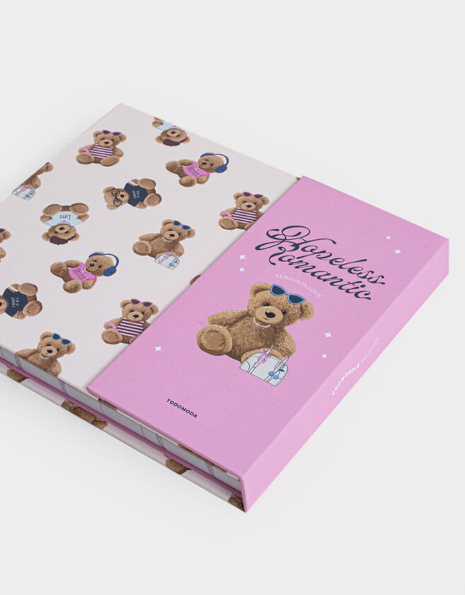 Librería Sets Set De Notas Autoadhesivas Teddy - Combinacion Multicolor