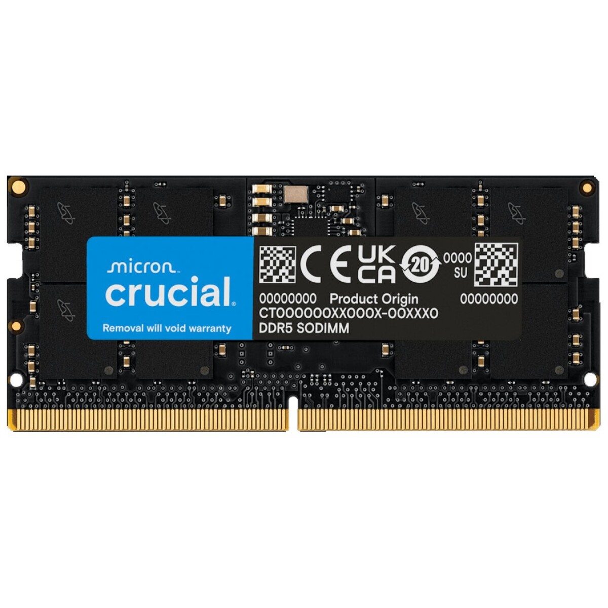 Memorias Crucial DDR5 8GB 5600MHZ Sodimm 