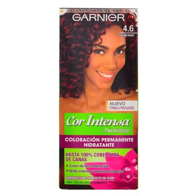 Tinta Garnier Nutrisse N°4.6 Castaño Rojizo Tinta Garnier Nutrisse N°4.6 Castaño Rojizo