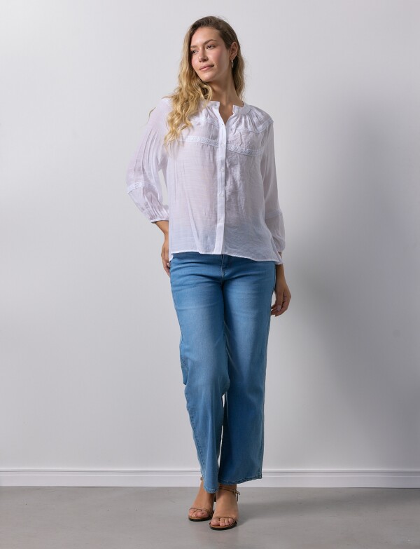 Blusa Puntilla BLANCO