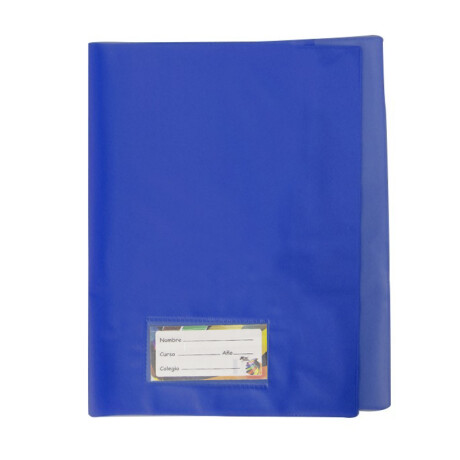 FORRO PVC CUADERNO AZUL (FUNDA X 25) FORRO PVC CUADERNO AZUL (FUNDA X 25)