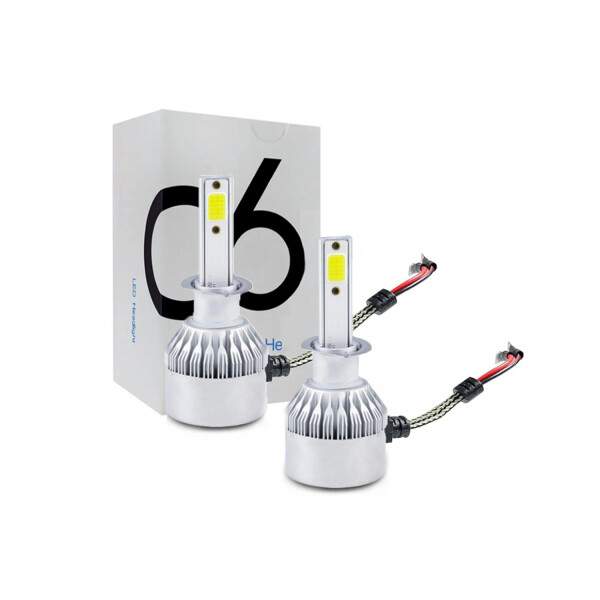 Lámparas Luces Cree Led Auto H1 H3 H4 H7 H8 H9 H11 8000l Variante HTres
