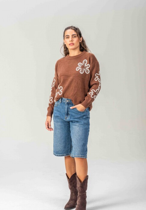 Sweater Calma Chocolate