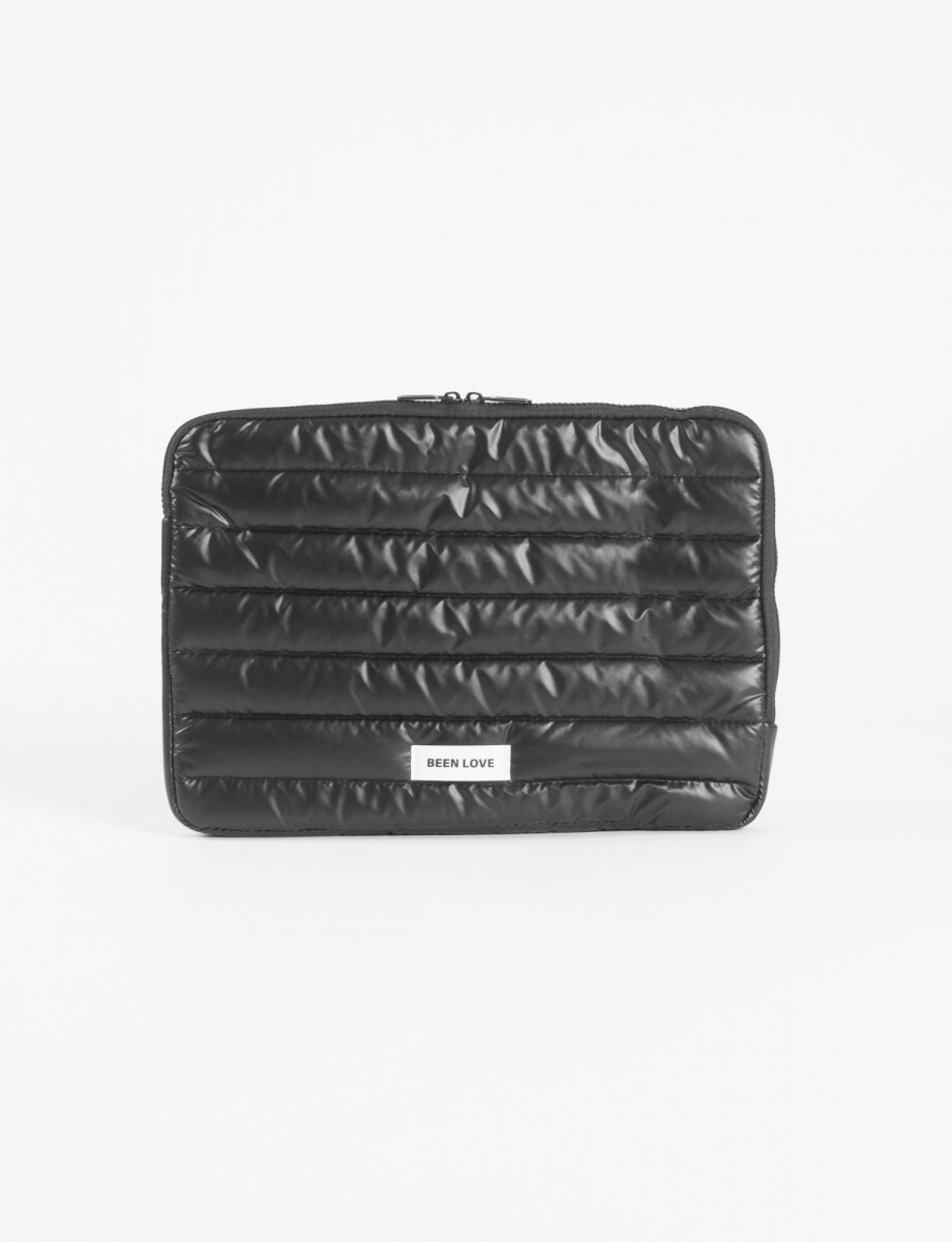 Estuche porta laptop puffy - negro 