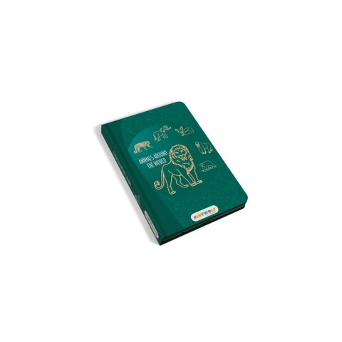 Mini Pizarra Led con libro y actividades Animales del mundo