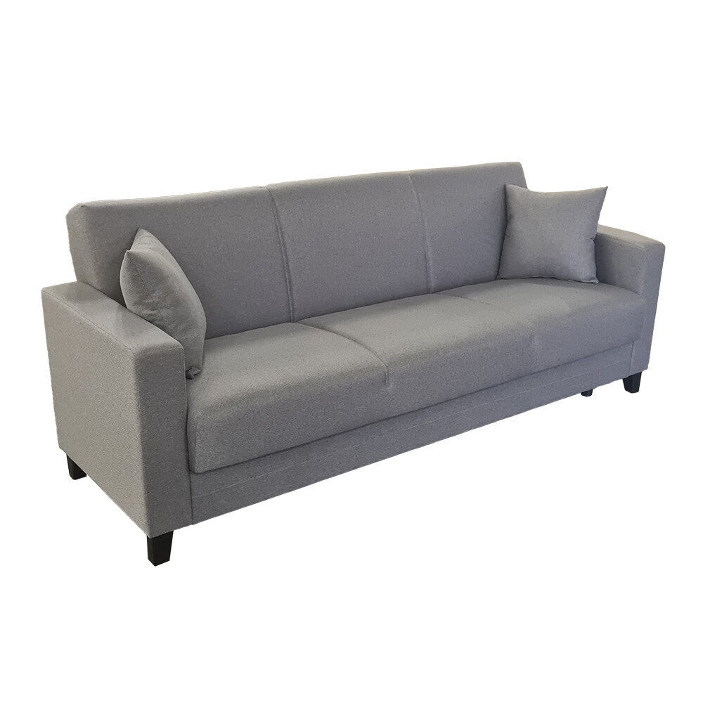 SOFÁ CAMA 3 LUGARES MODELO PALOMA COLOR GRIS Sofá Cama 3 Lugares Modelo Paloma Color Gris
