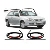 MOLDURA DE GOTERO IZQUIERDA GOL G3 / G4 2 PUERTAS Moldura De Gotero Izquierda Gol G3 / G4 2 Puertas