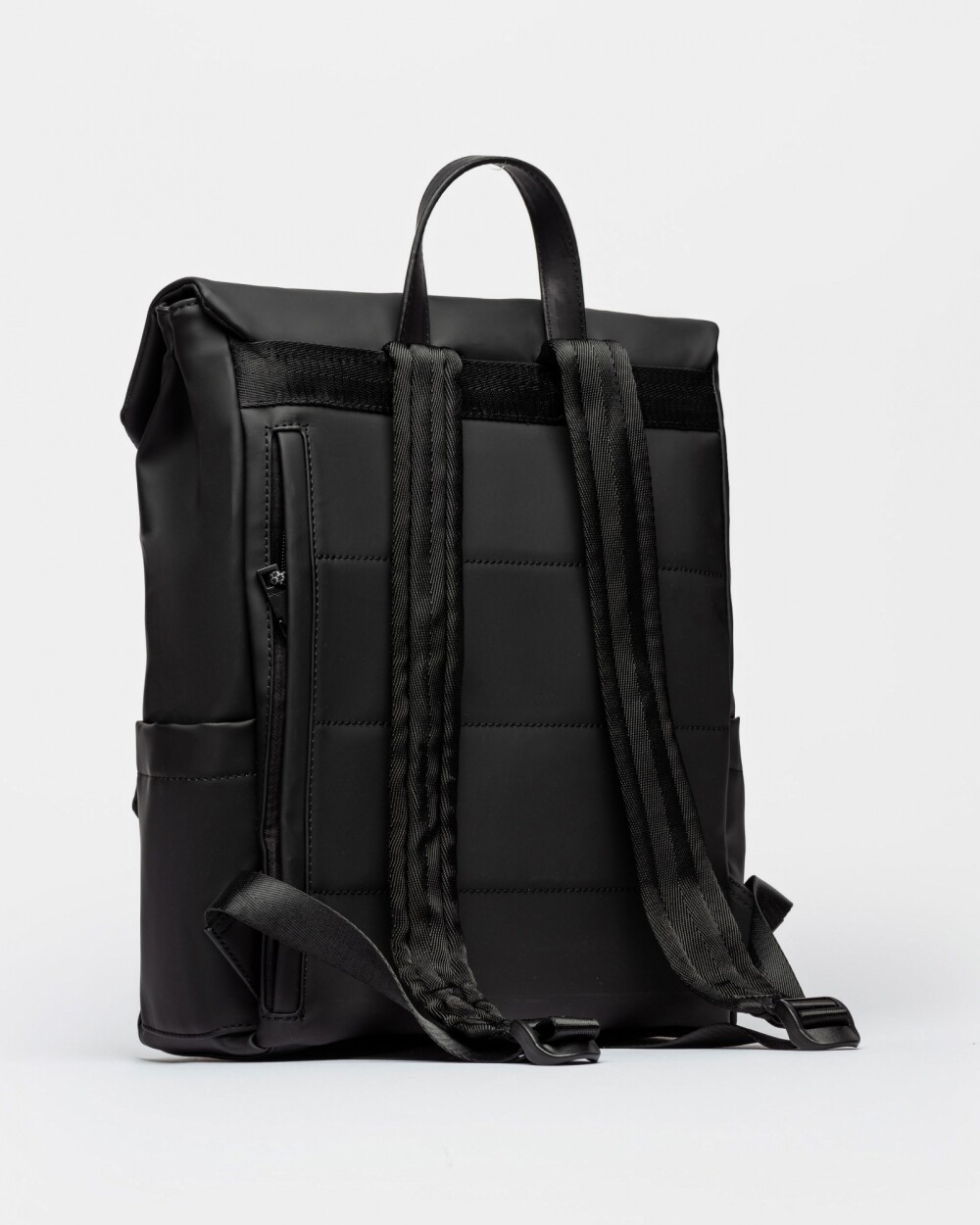 Mochila J Gang En Efecto Cuero Negro
