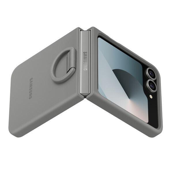Protector De Silicona Para Galaxy Z Flip6 GRIS