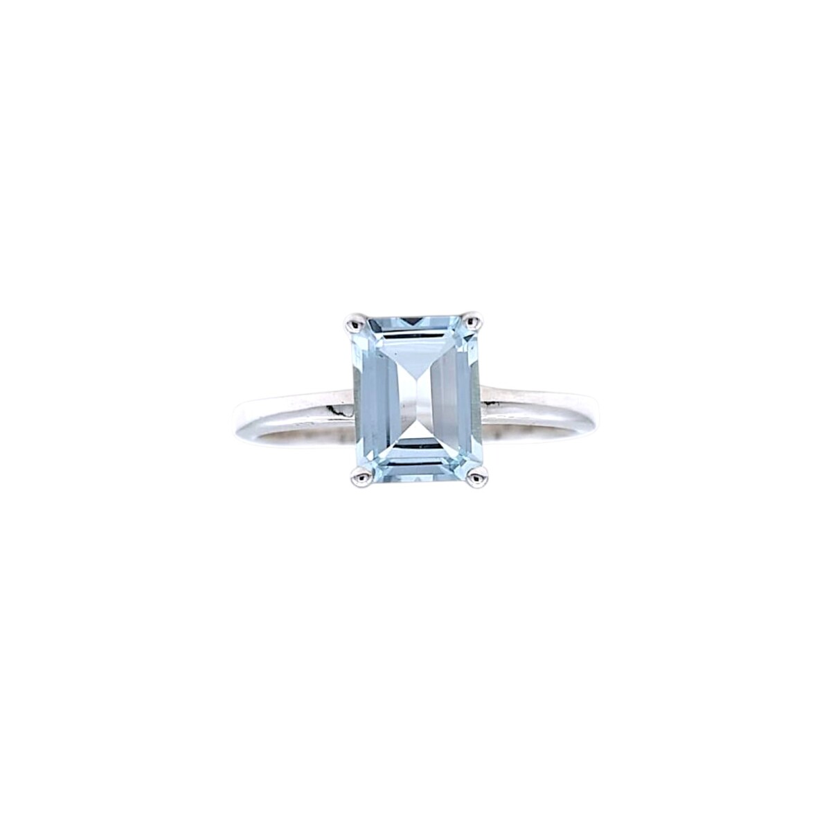 AnilloCuadrado-Plata 925-Con Aguamarina-AN4571 - conpiedra 