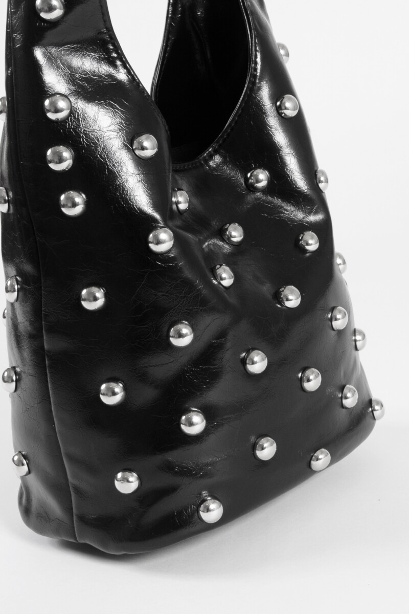 Cartera de hombro tachas negro