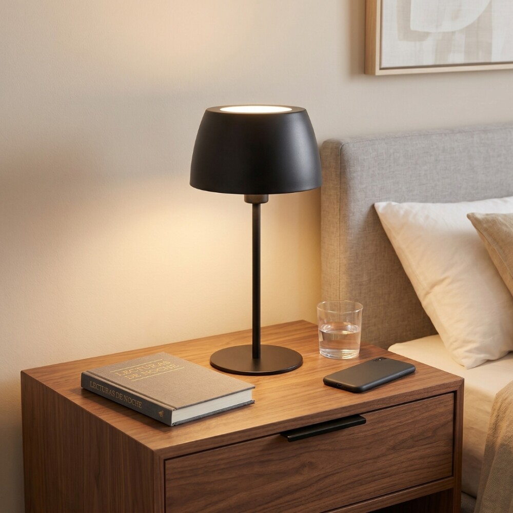 Lampara de mesa - Bombe - Metal Negro Lampara de mesa - Bombe - Metal Negro