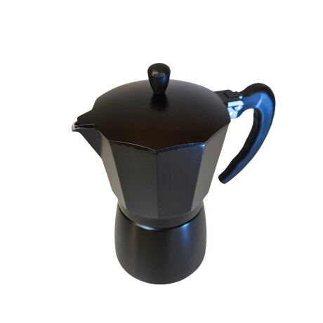 Cafetera Italiana en Aluminio 9 tazas Negro