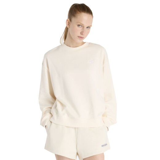 Buzo New Balance Sport Essentials French Terry - Beige Buzo New Balance Sport Essentials French Terry - Beige
