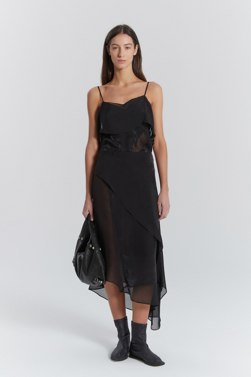 POLLERA COMO Negro