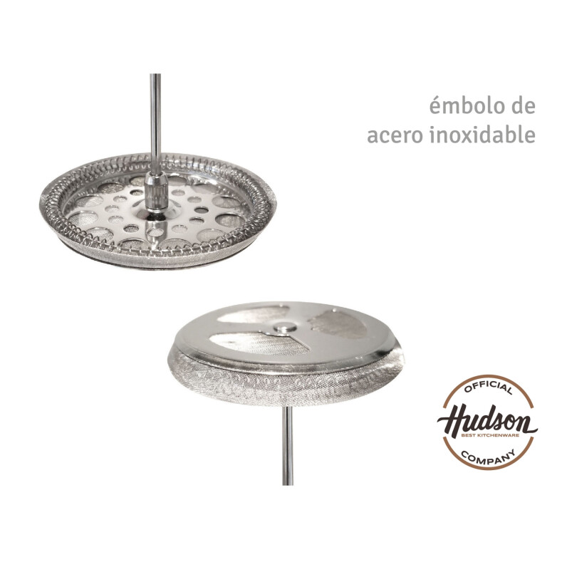 Set Hudson Cafetera Embolo 600 Ml + 2 Vasos Hudson Oficial Set Hudson Cafetera Embolo 600 Ml + 2 Vasos Hudson Oficial