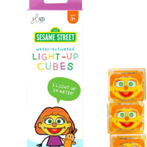 Set 4 cubos Glo Pals iluminados activados por agua JULIA