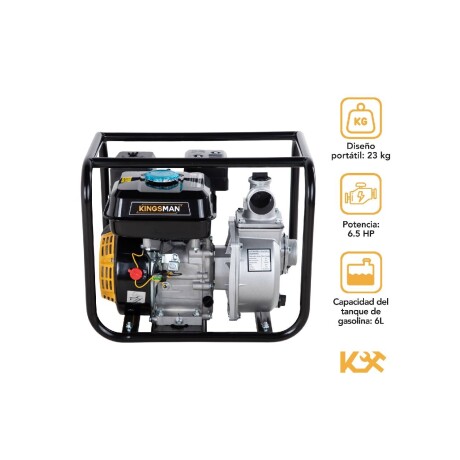 Motobomba a gasolina Kingsman 6.5hp 6lt 50mm 4 tiempos Motobomba a gasolina Kingsman 6.5hp 6lt 50mm 4 tiempos