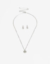 Bijouterie Set Exclusive Edition Set Aros Pasantes Y Cadena Plata 925 - Plateado Rodio