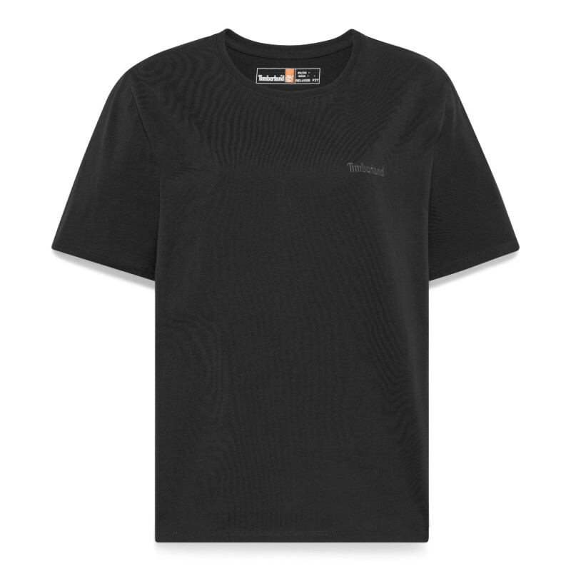 Polo Logo Bordado Mujer Black