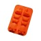 Molde Silicona Animales Naranja
