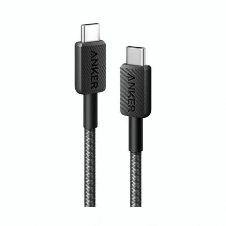 ANKER CABLE 322 USB-C TO USB-C 3FT BRAIDED Cable ANKER USB-C A USB-C Braided Longitud 91CM - Black