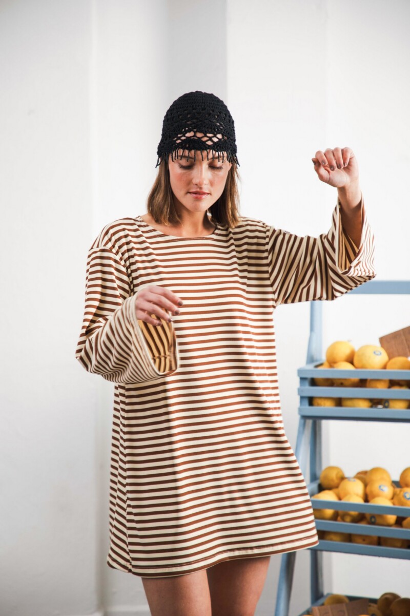 Vestido Sereno Marrón