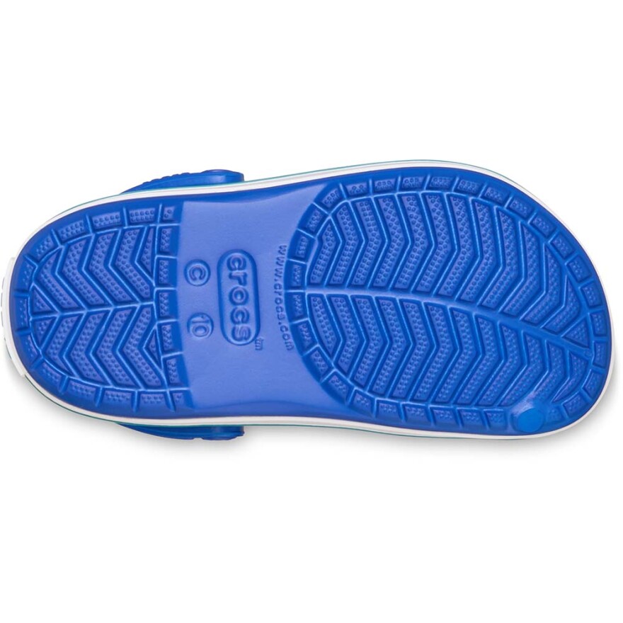 Crocs Crocband Clog T Niños 1 a 5 años Blue Bolt/turbo Teal