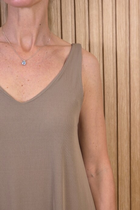 Vestido Comodin Beige