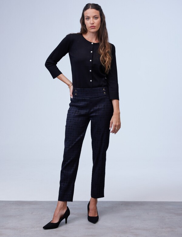 Pantalon Laminado NEGRO/MARINO
